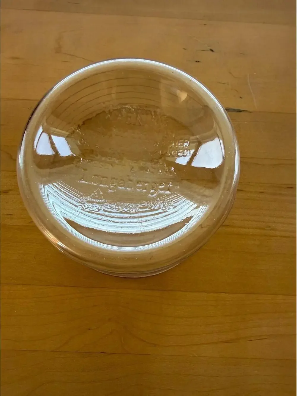 Longaberger Basket Clear Plastic Protector #49275 5